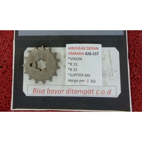 Yamaha/Gear 428/Gear Depan/Motor Vixion Old Jupiter Mx Old/Gear Mx Old/Gear 15t