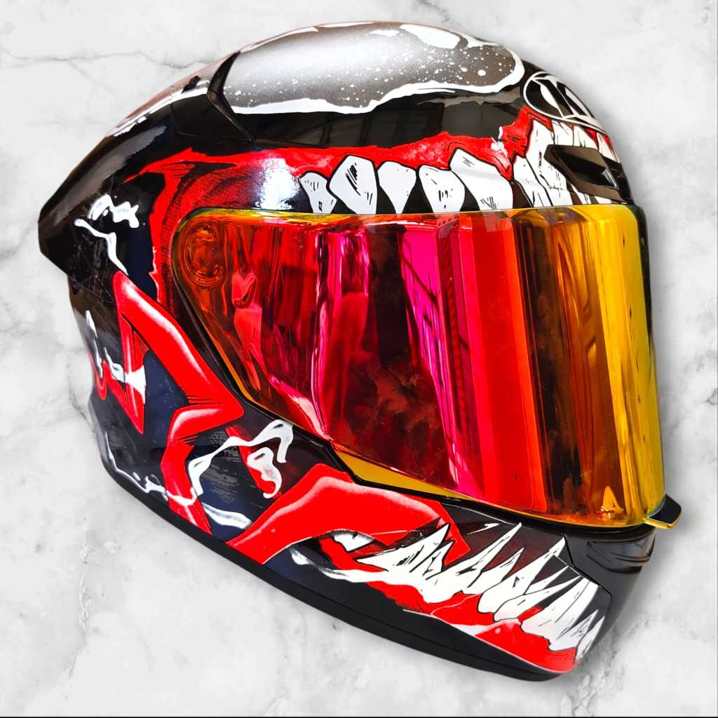 KYT tt course venom paket visor