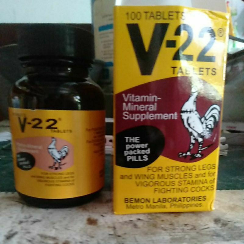 V-22 Suplemen Ayam tajian/Bangkok V22 Original BEMON 25tblt