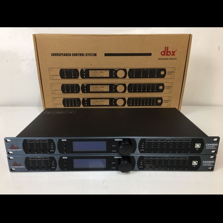 DLMS SPEAKER MANAGEMENT DBX CX4800 / CX 4800 – 4IN 8OUT NEW