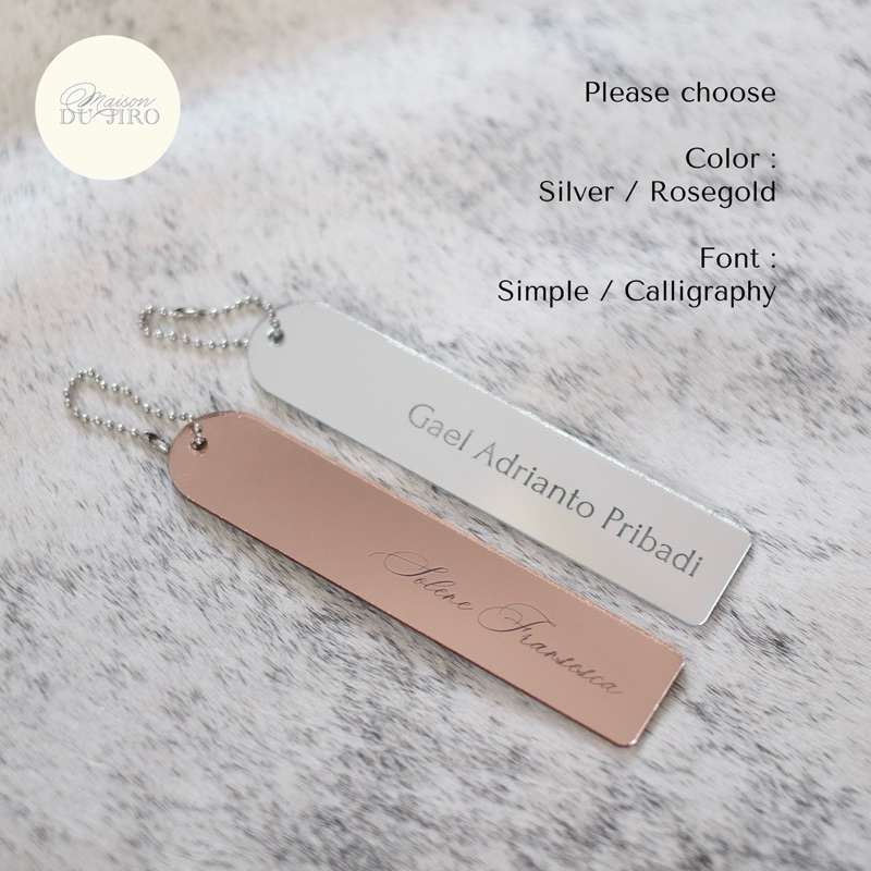 

Additional Acrylic Bookmark / Pembatas Buku Akrilik