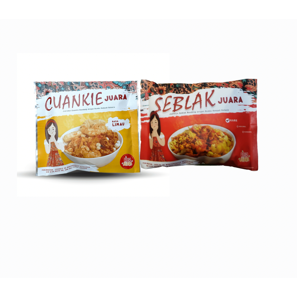 

Rasa Juara 150gr - Seblak Rasa Original / Kare / Cuankie Bandung Ayam Bawang / Limau