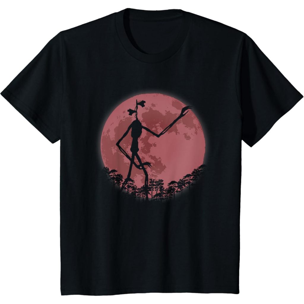 Baju kaos anak Supernatural Cryptid Siren Head for Boys T-Shirt