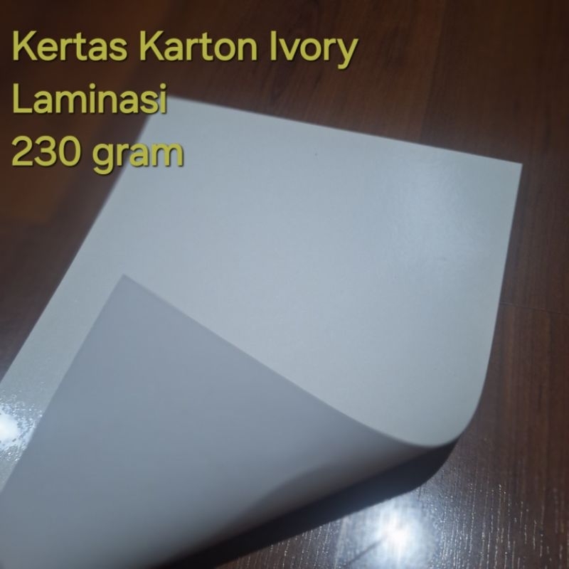 

Karton Ivory Laminasi