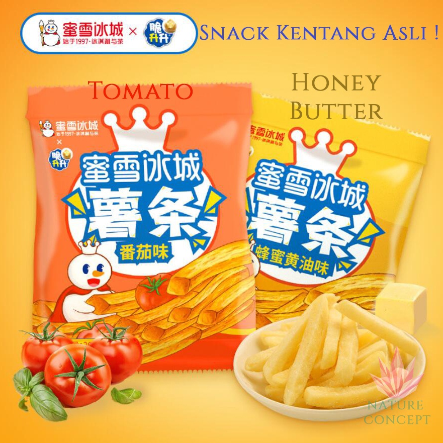 

FASH SALE Snack Kentang MIXUE Terbaru Limited Enak Banget Crispy Ngemil Sehat