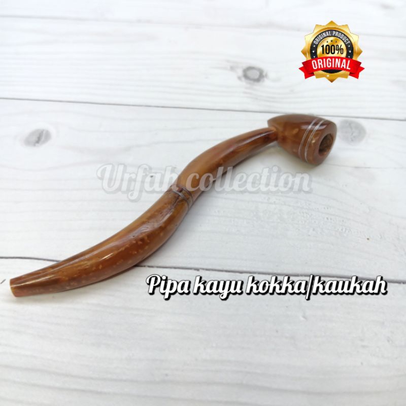 Pipa cangklong kayu kokka kaukah original model popay
