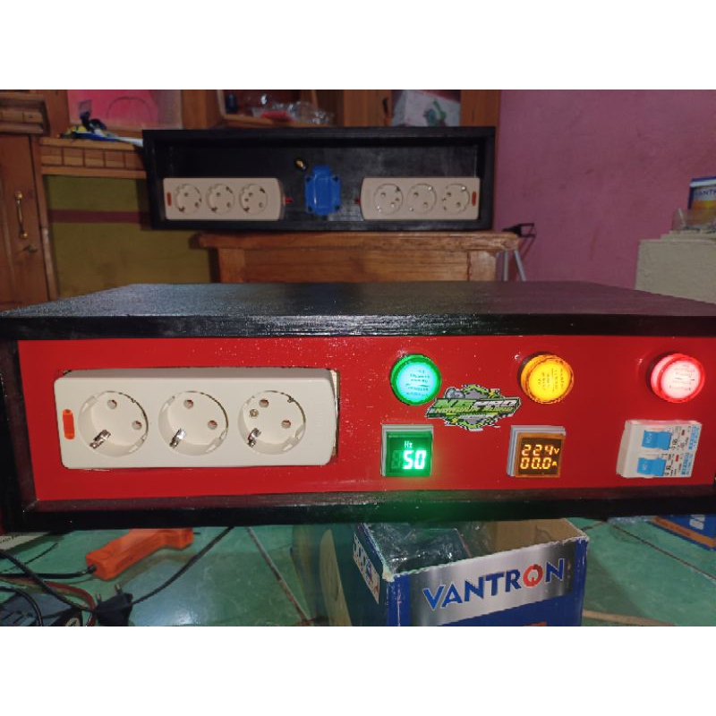 Jlelectro Panel Sound Listrik Gensed 1 Phase Dengan Mcb Dan Meter Digital