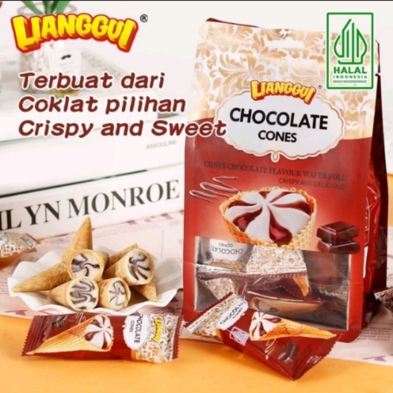 

100% HALAL LIANGGUI CHOCOLATE CONE 108GRAM