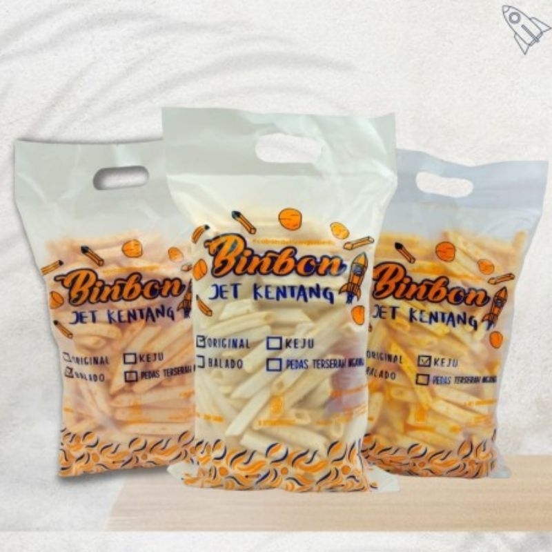 

100% BEST SELLER SNACK BINBON JET KENTANG