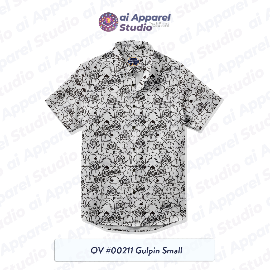 Kemeja Dewasa Lengan Pendek Premium - OV #00211 Gulpin Small