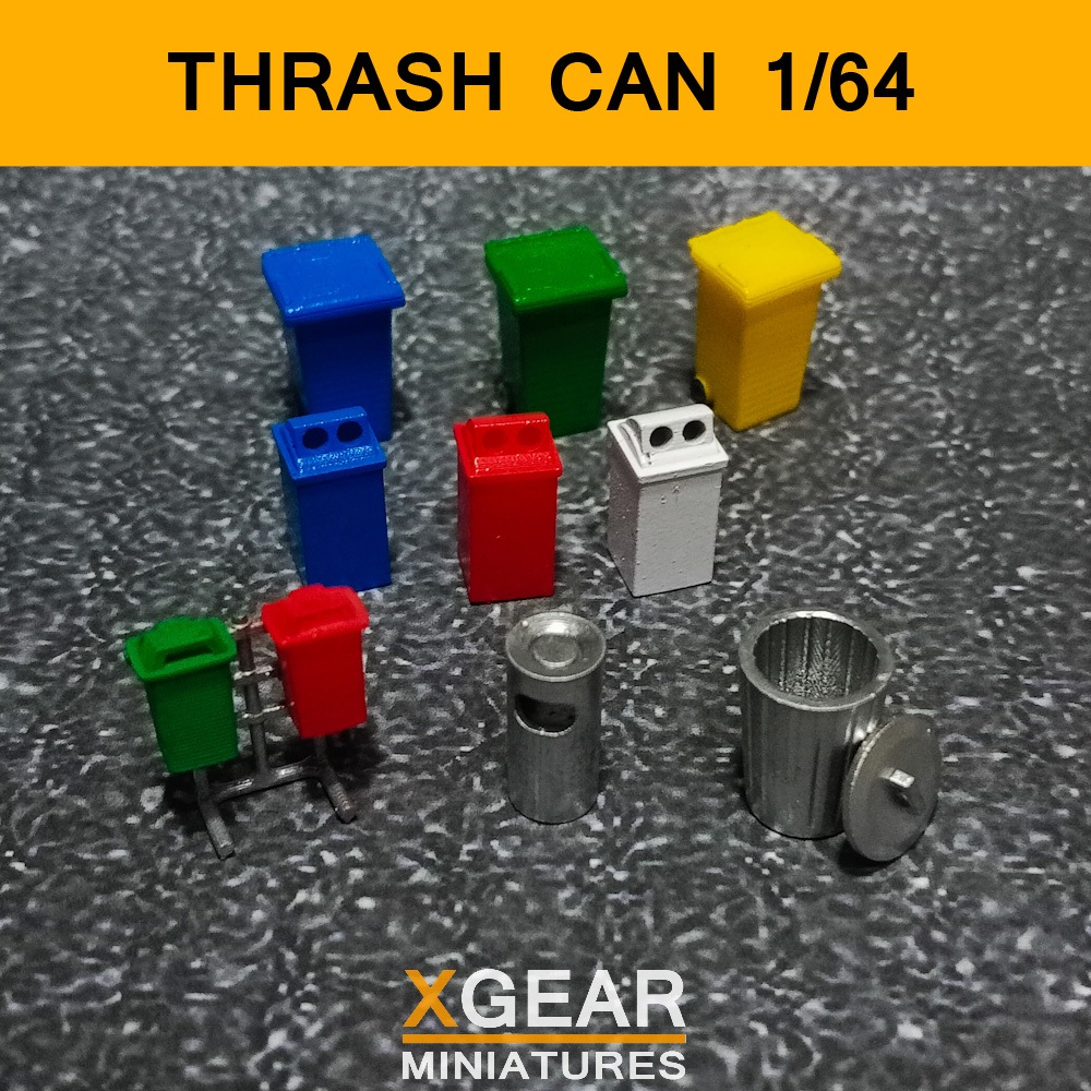 diorama miniature premium detail TEMPAT SAMPAH 1/64 /minigt/tomica//diorama miniatur xgear