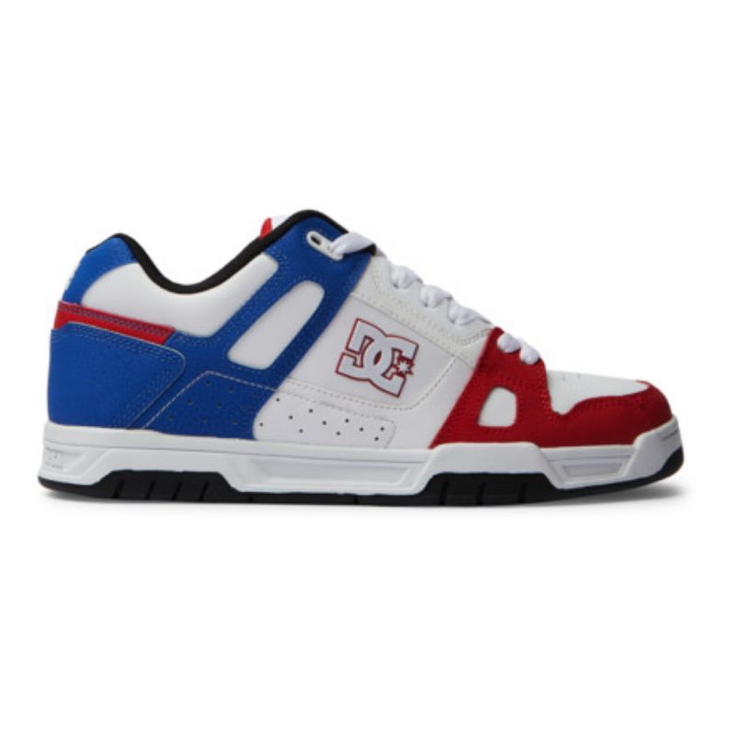 SALE DC SHOES STAG WHITE BLUE RED