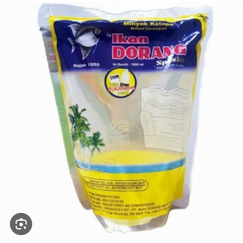 

minyak Goreng ikan dorang spesial 1900 ML