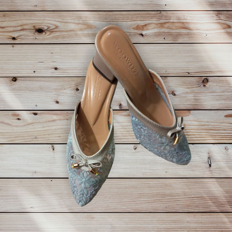 sandal wanita sepatu heels wanita brukat hak 5.cm sandal virall shoes karet