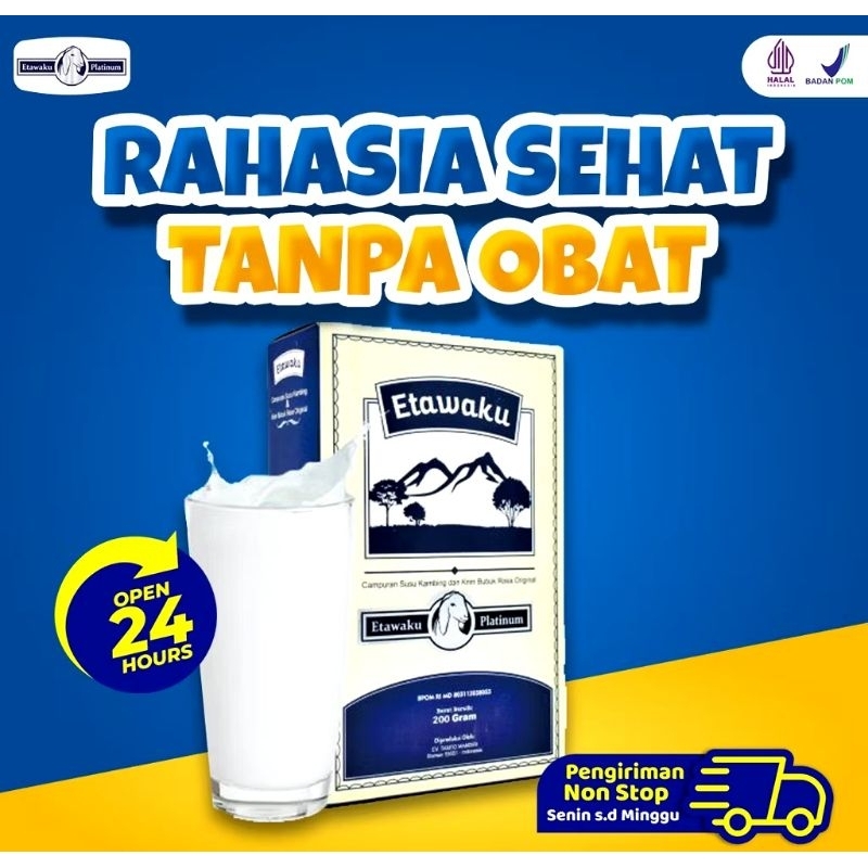 

ETAWAKU susu kambing 100% original murni tanpa pengawet