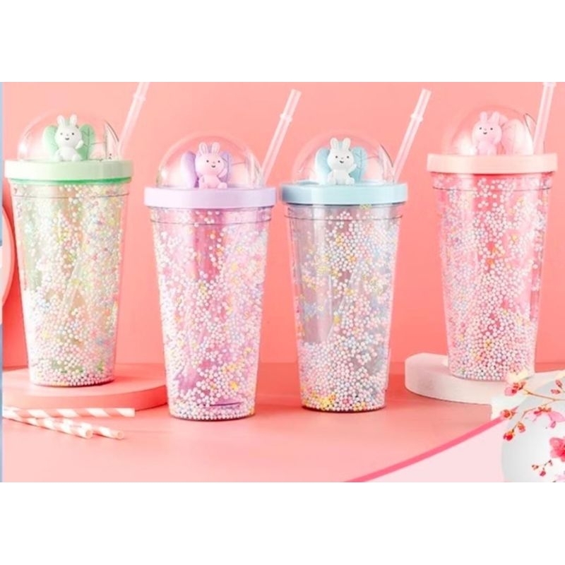BOTOL MINUM TUMBLER GLITTER