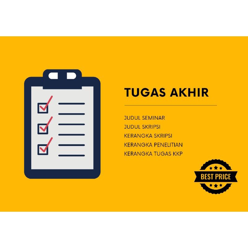 

Jasa Pembuatan TA Semester Akhir