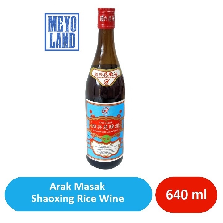 

Arak Masak Shaoxing Huadiao Jiu Rice Wine 640ml Shao Xing Hua Diao chinese food