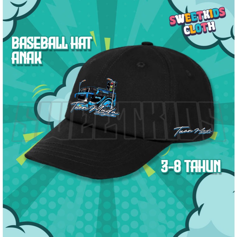 Topi Anak Busmania Bus Tuan Muda Basuri / Topi Anak Bus Mania Bus Tuan Muda Basuri