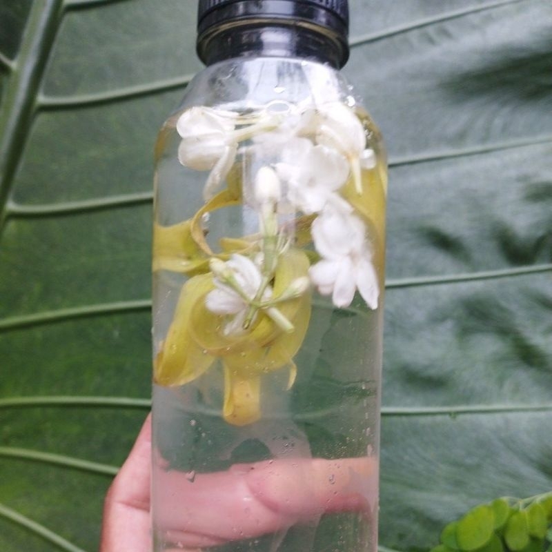 

air bunga melati+kenanga infused water alami