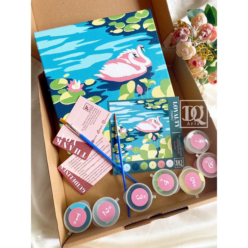 

PAINT BY NUMBER KIT | Paket Melukis | PAINTING KIT