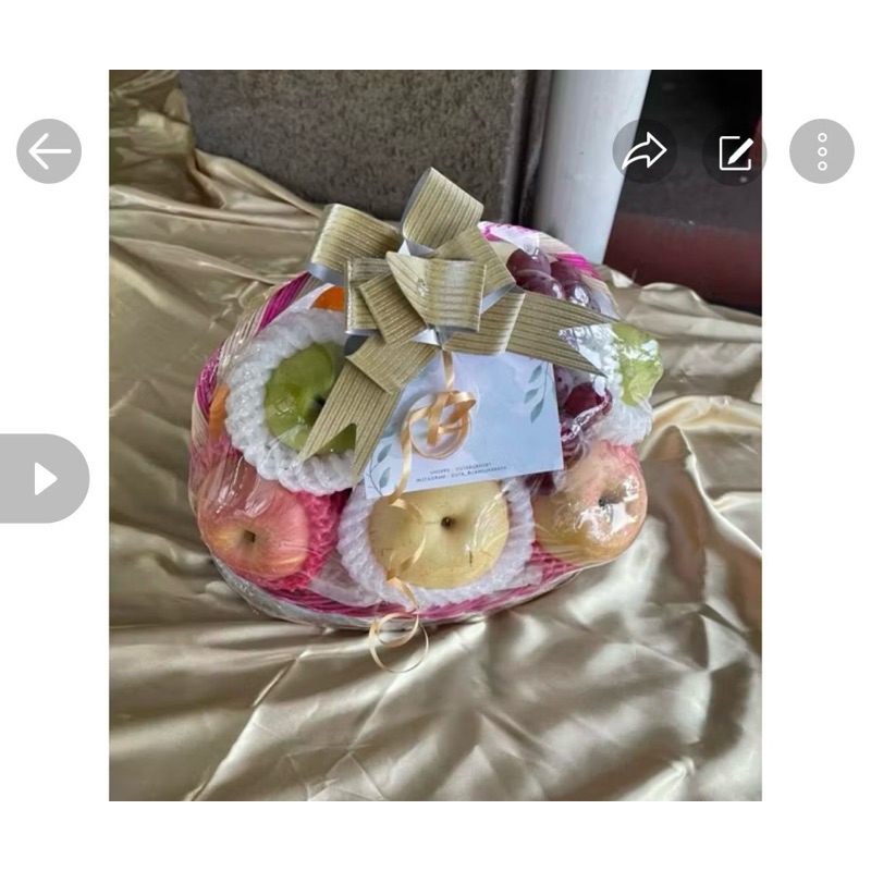 

Parcel buah / Hampers buah sedang