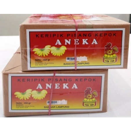 

Keripik Pisang Rasa Keju Aneka Box 450gr (yen-yen)
