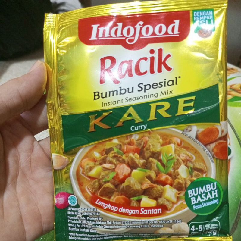 

racik bumbu spesial kare