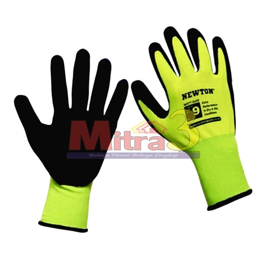 Sarung Tangan Proyek NEWTON BC-390 / Safety Hand Gloves Karet Kain