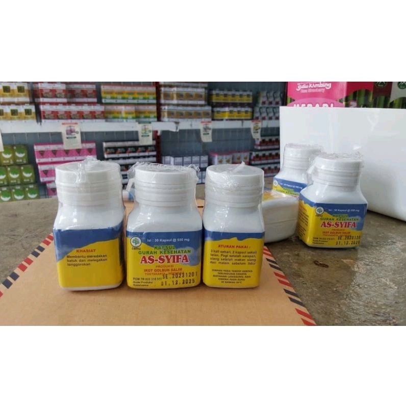 Kapsul Gurah Kesehatan As Syifa Assyifa Qalbun Salim Herbal Gangguan Pernafasan