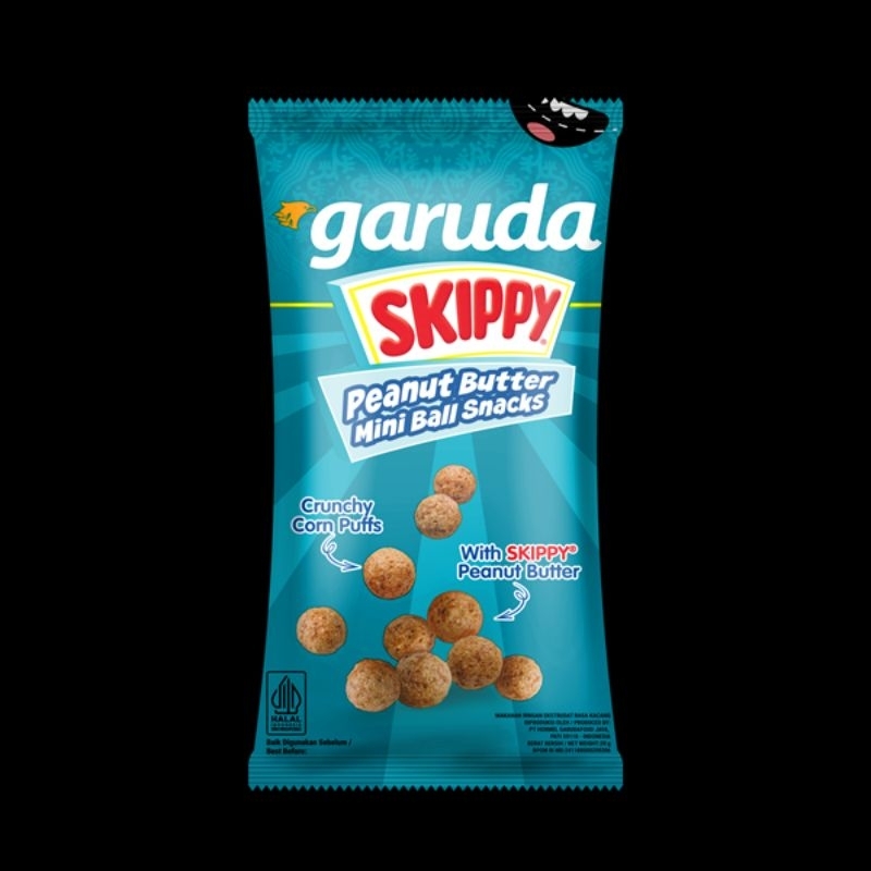 

Garuda skippy snack kacang peanut ball dan peanut cone