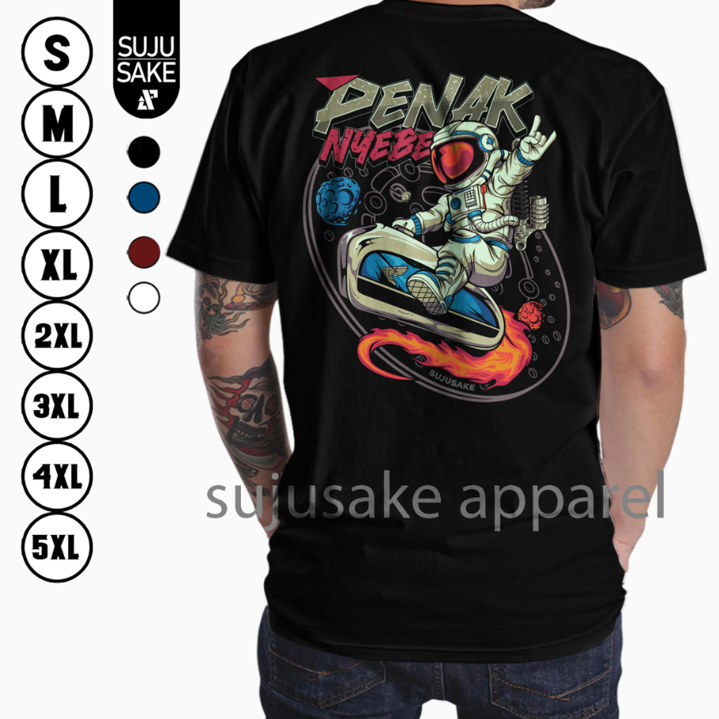 Baju Kaos Atasan Pria Penak Nyebe Cb Herex Jatim Distro Original Sujusake Apparel Model Terbaru Keki