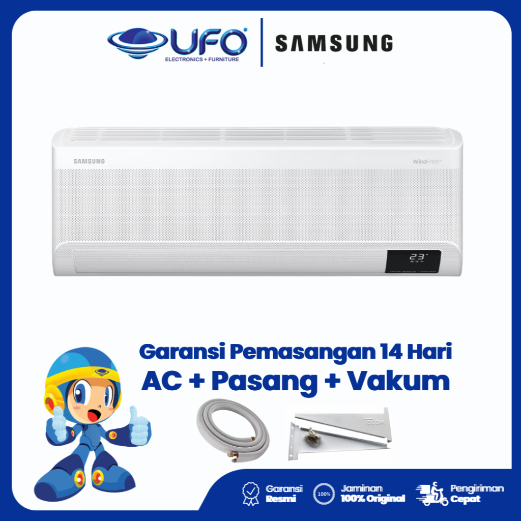 AC Samsung 2 PK Split Inverter Wind Free AR18BYFANWKNSE