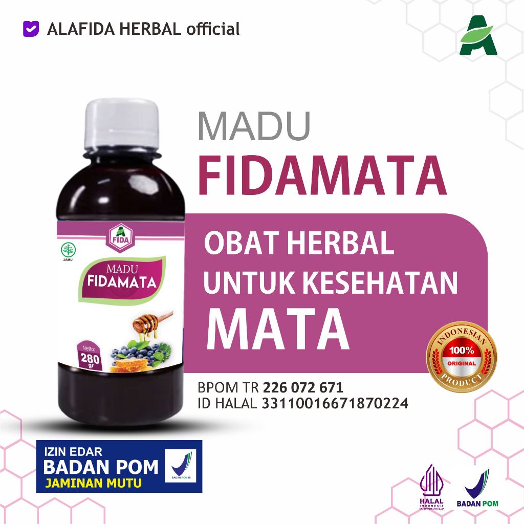 Madu Fidamata Madu Bilberry untuk kesehatan Mata