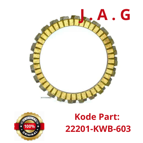 Kampas Kopling 22201-KWB-603 (Disk Clutch Friction) – Blade