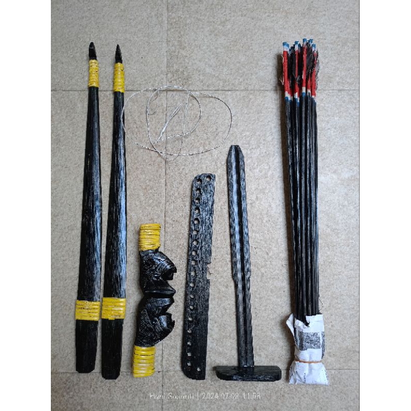 busur panah tradisional full set