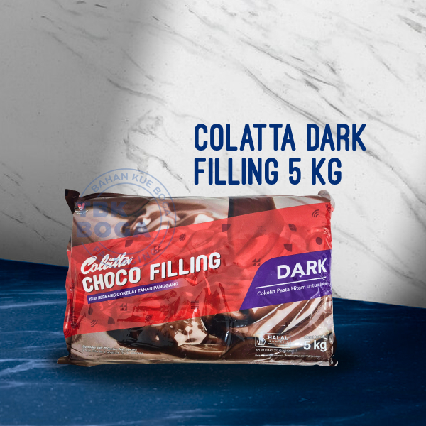 

Colatta Filling Dark ( 5 kg ) Coklat Pasta Isian Colata Cokelat Dark