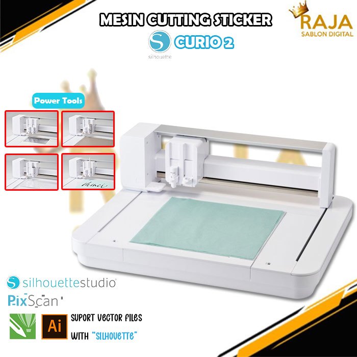 

Mesin Cutting Sticker & Emboss Silhouette Curio 2 / Ukuran A3