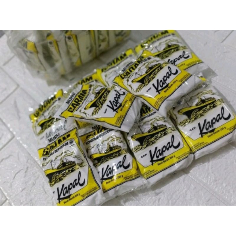 

Garam kapal 500 gram perball isi @20