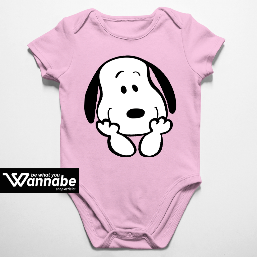 Jumper Bayi Kartun Snoopy | Jumper Lucu | Baju Bayi | Baby Rompers | Pakaian Bayi