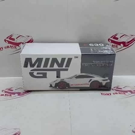 Mini GT 630 Porsche 911 GT3 RS White with Pyro Red Accent Package