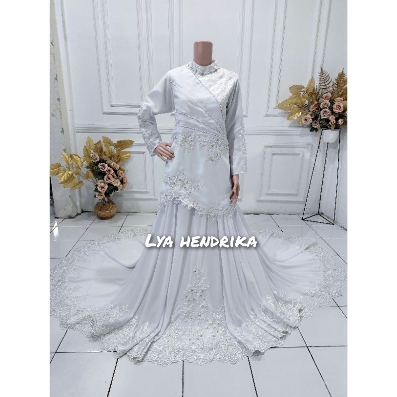 GAUN PENGANTIN MUSLIM/GAUN SYAR'I/GAUN PENGANTIN MELAYU