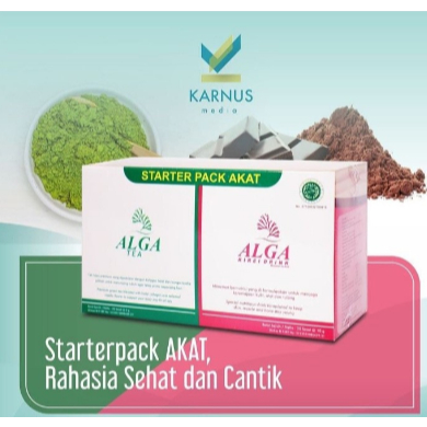 

Paket Akat Temurah - Paket Alga Kirei dan Alga Tea (20 Sachet Alga Kirei + 20 Sachet Alga Tea)