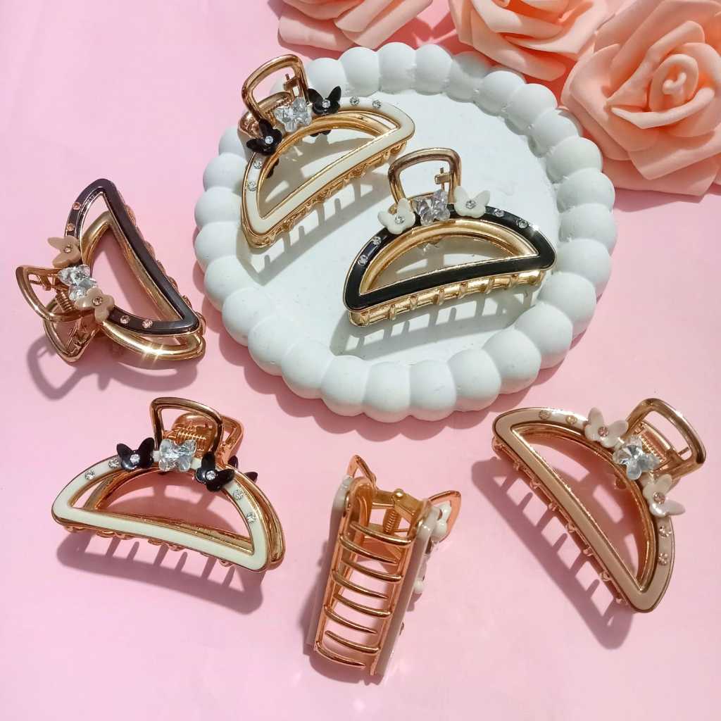 Jepit rambut WARNA RANDOM/Jedai BESI /Jepit rambut salon/Jepitan korea