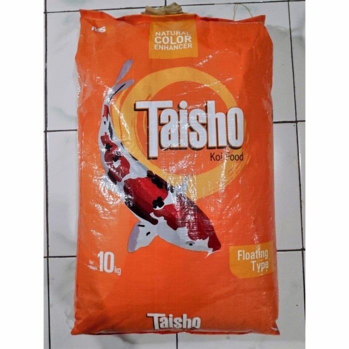 TAISHO PAKAN IKAN KOI 1 SAK 10 KG TAISO PAKAN IKAN HIAS PAKAN PEMBEESARAN PENGGEMUKAN IKAN HIAS