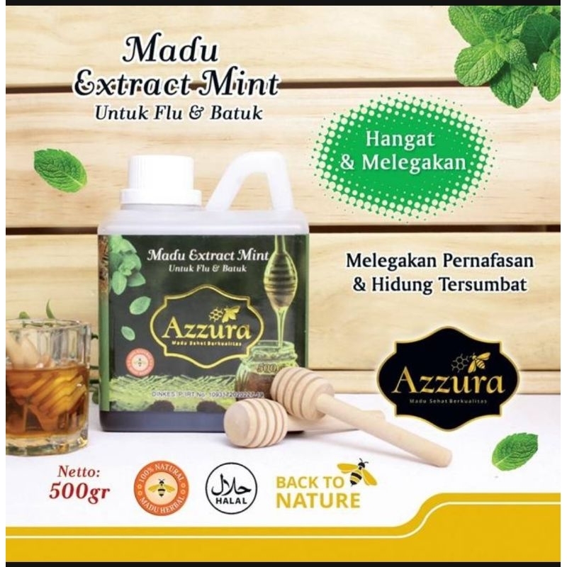 

Madu azzura-madu extract mint 500gr