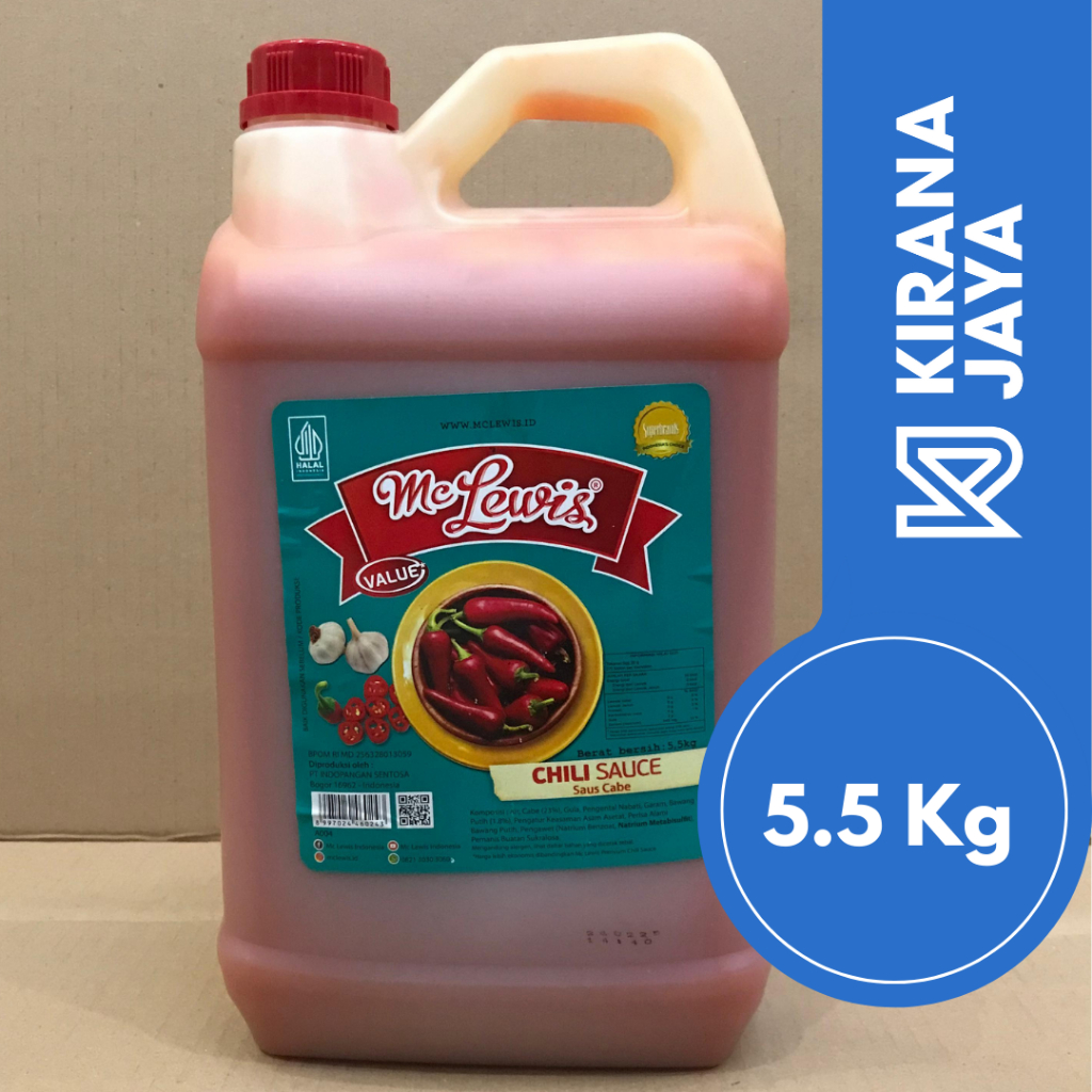 

Chilli Sauce McLewis 5.5Kg