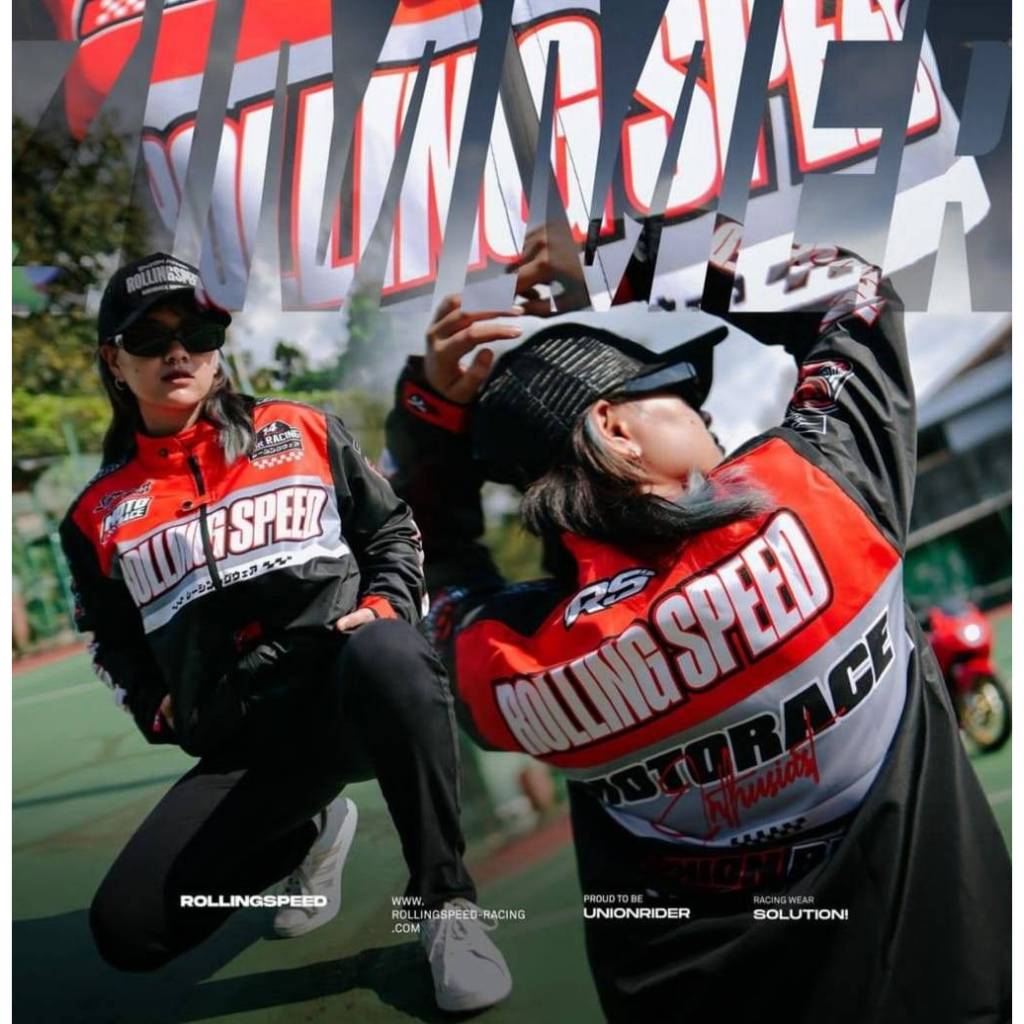 JAKET ROLLING SPEED/ROLLING SPEED/JAKET RACING PRINTING