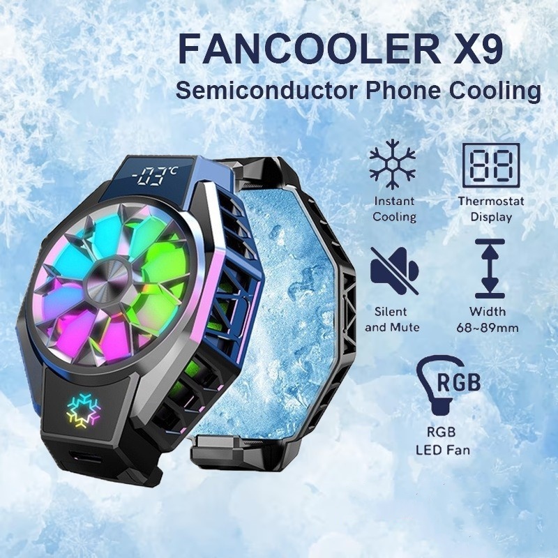 Funcooler X9 Fan Cooler Radiator Pendingin HP Cooling Fan gaming