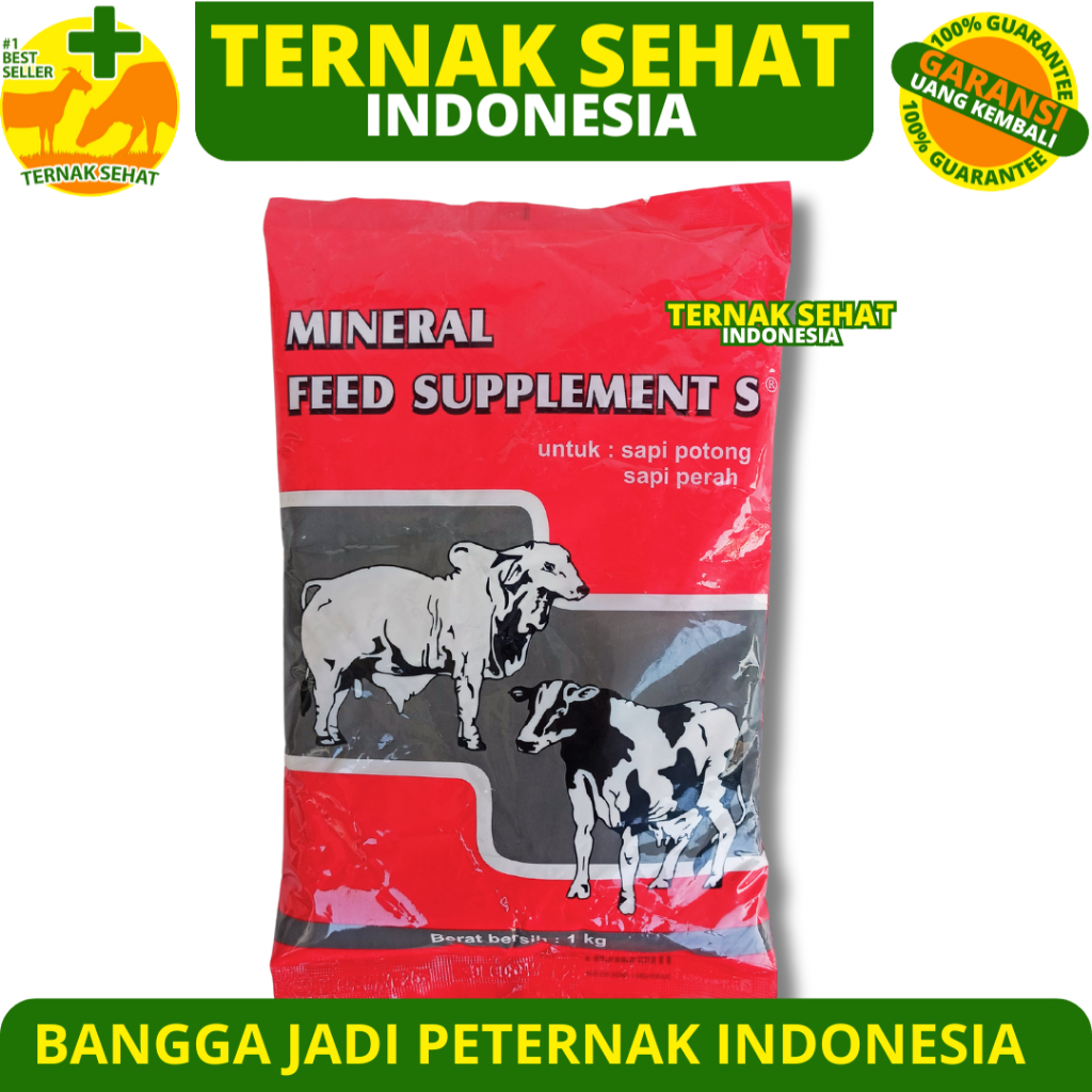 MINERAL SAPI 1 KG MEDION - MINERAL FEED SUPPLEMENT S - Mineral Kalsium Sapi Potong - Mineral Kalsium